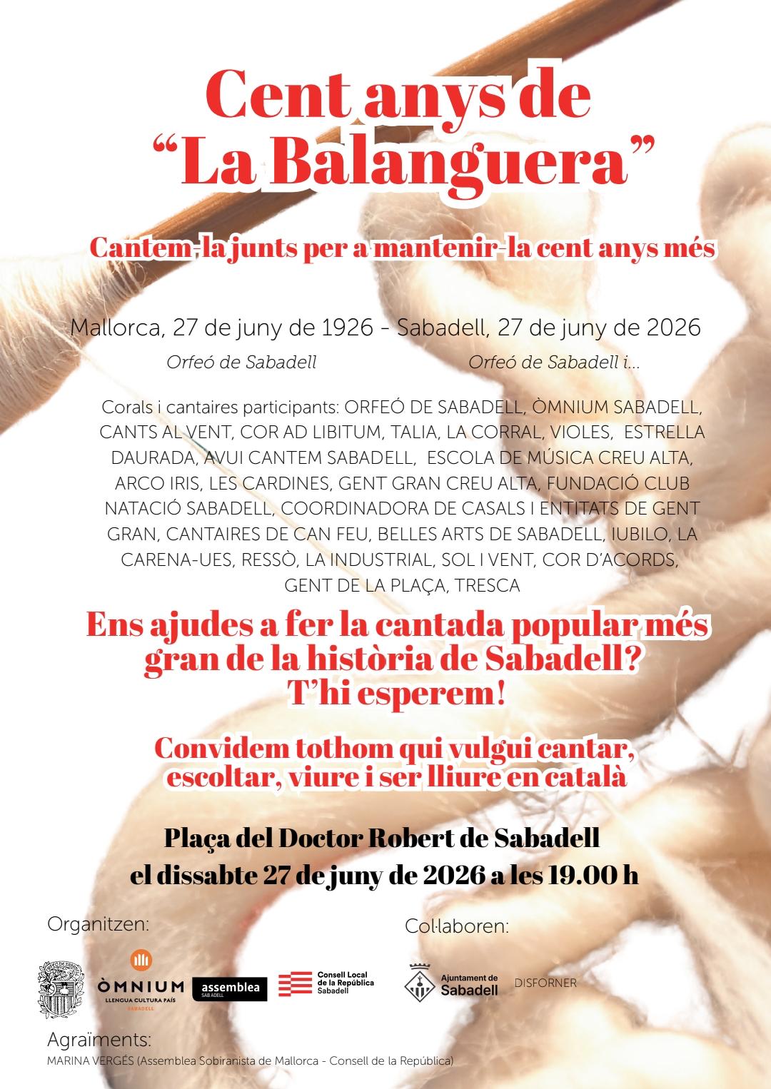 Cent anys de «La Balanguera»